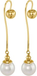 Серьги из серебра с жемчугом (Арт.aas-10-12-1-g)