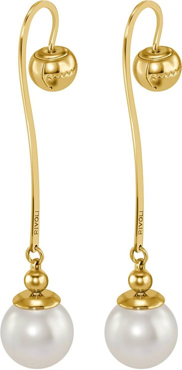 Серьги из серебра с жемчугом (Арт.aas-10-12-1-g)