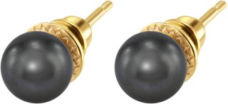 Серьги серебро с чёрным жемчугом «Beautiful 32G» Rivoli (арт.AAS-13-8-32-G)