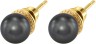 Серьги серебро с чёрным жемчугом «Beautiful 32G» Rivoli (арт.AAS-13-8-32-G)