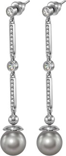 Серьги серебряные с жемчугом и кубическим цирконием Beautiful 30S Rivoli (арт.AAS-5-10-30-S)