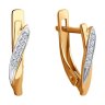 Серьги из золота с фианитами (Арт.0200168)