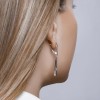 Серьги из серебра с фианитом «Стильная Булавка» SOKOLOV (арт.94023739)