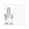 Подвеска золотая пробы 585 с горным хрусталем (Арт.73-00180-3)