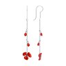Серьги из серебра с эмалью (Арт.94024849)