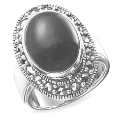 Серебряное кольцо с хризопразом и агатом зелёным Марказит К 537