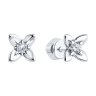 Серьги из серебра с фианитами (Арт.94025994)