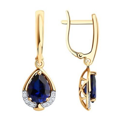 Серьги золотые пробы 585 (Арт.72-00205)