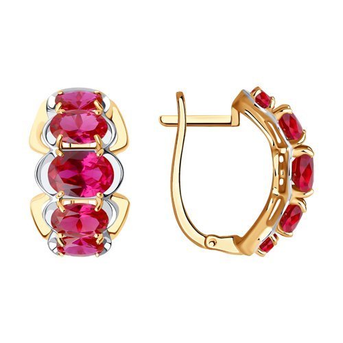 Серьги золотые пробы 585 (Арт.724566)