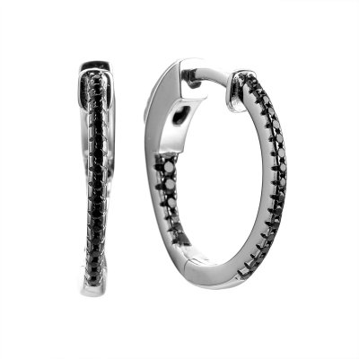 Серьги из серебра с шпинелью (Арт.cz-e02079-x-wb-x-x-b)