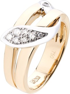 Кольцо золото с бриллиантами «Sensuality 04» Diamanti (арт.DB050XB2S)