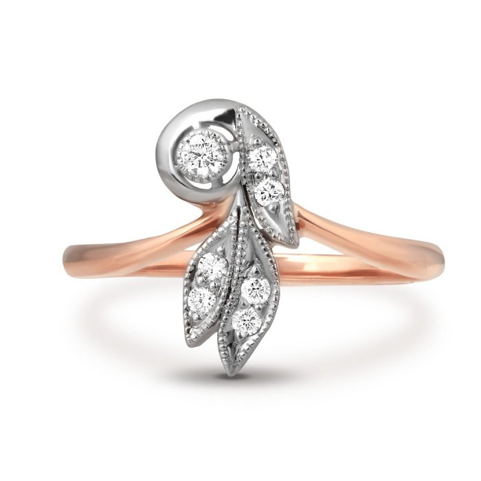 Кольцо из золота с бриллиантом Русские Самоцветы (Арт.95883)