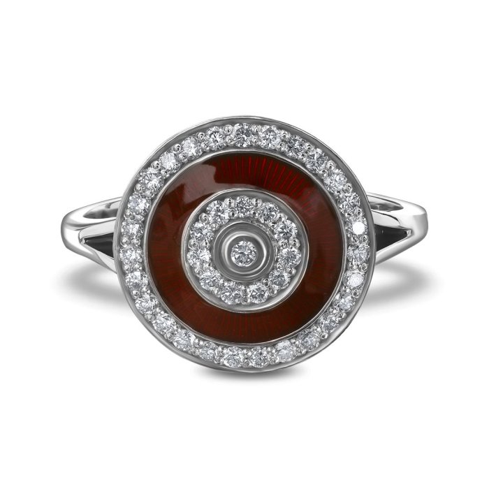 Кольцо из золота с бриллиантом Русские Самоцветы (Арт.95883)