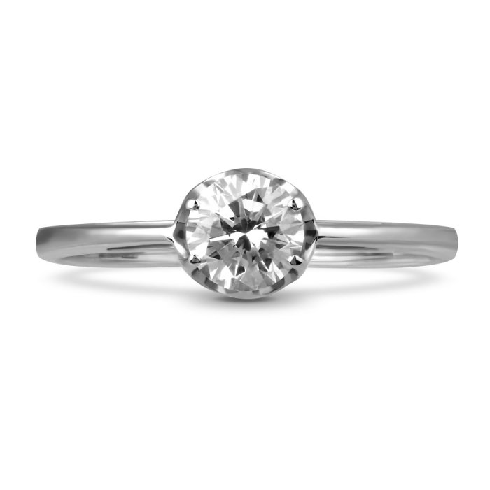 Кольцо из золота с бриллиантом Русские Самоцветы (Арт.95883)