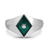 Кольцо из золота с бриллиантом Русские Самоцветы (Арт.95883)