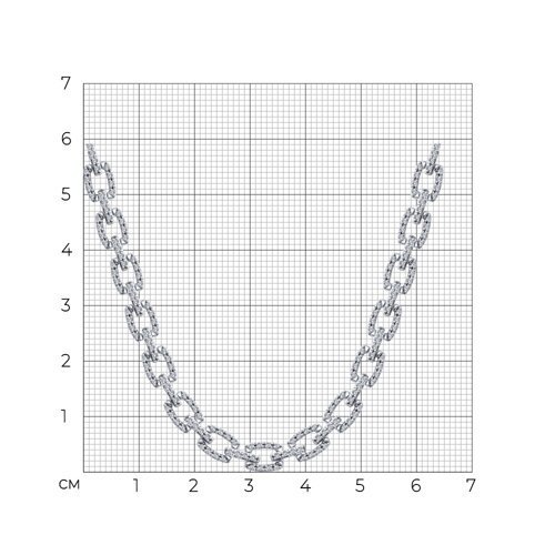 Колье из белого золота с бриллиантами (Арт.1070324-3)