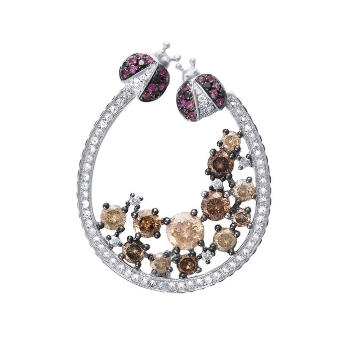 Брошь из белого золота с бриллиантом и рубином (Арт.mp52097-wd-bd-fd-1_1_dwdb_db_dc_ru_wg)