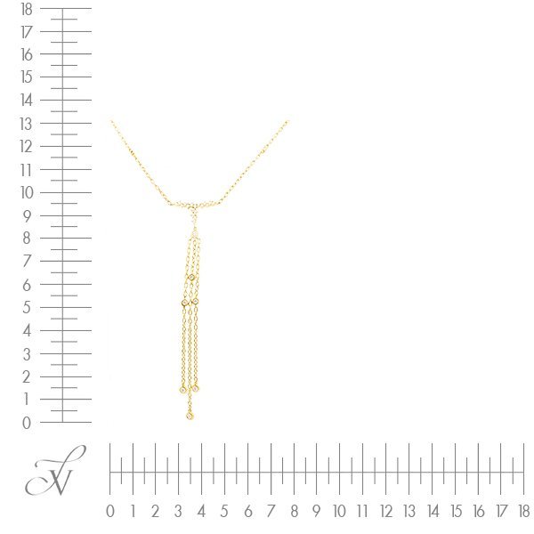 Ожерелье из золота с бриллиантом (Арт.p11618d_y_yg)