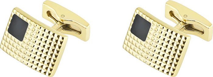 Запонки из ювелирного сплава с полимером (Арт.1-a-1001-11-p)