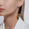 Серьги из золоченого серебра с эмалью «Драконье Яйцо» Соколов (арт.93-121-01985-1)