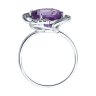 Кольцо из серебра с аметистом и фианитами (Арт.94-310-01920-1)