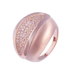 Кольцо из золота с бриллиантом (Арт.sev_197_ko_pink)