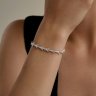 Браслет из серебра с фианитами (Арт.94051611)