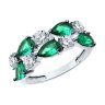 Кольцо из серебра с фианитами (Арт.94014079)