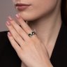 Кольцо из серебра с фианитами (Арт.94014079)