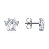 Серьги из серебра с фианитами (Арт.94-122-00998-1)