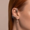 Серьга из серебра без вставок «Дракон крылатый» Соколов (арт.94170328)