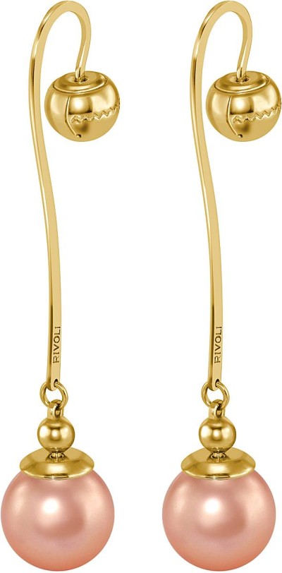 Серьги серебряные с жемчугом «Beautiful 14G» Rivoli (арт.AAS-10-12-14-G)