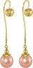 Серьги серебряные с жемчугом «Beautiful 14G» Rivoli (арт.AAS-10-12-14-G)