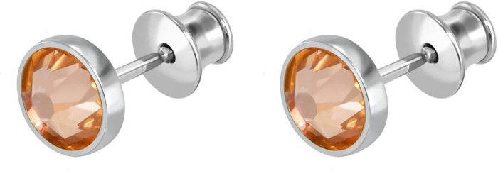 Серьги из серебра с куб. цирконием (Арт.bds-5-ss30-6-s)