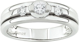 Кольцо с бриллиантами из белого золота Tentation Celeste 02 Diamanti (арт.DC020GB2)