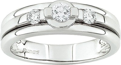 Кольцо с бриллиантами из белого золота Tentation Celeste 02 Diamanti (арт.DC020GB2)