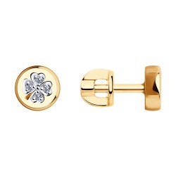 Серьги из золота с фианитами (Арт.028774)