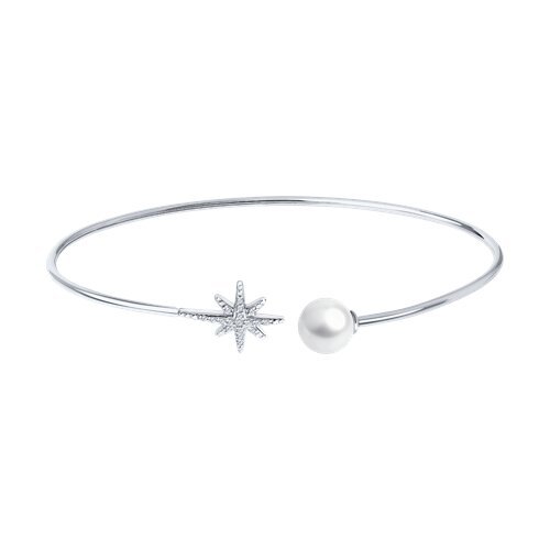 Браслет золотой пробы 585 с жемчугом (Арт.79-50014-3)