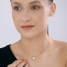 Подвеска из золота с бриллиантами выращенными (Арт.9030014-5)