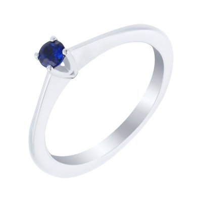 Кольцо из белого золота с сапфиром (Арт.7897752_wgsa_ko_sa_wg)