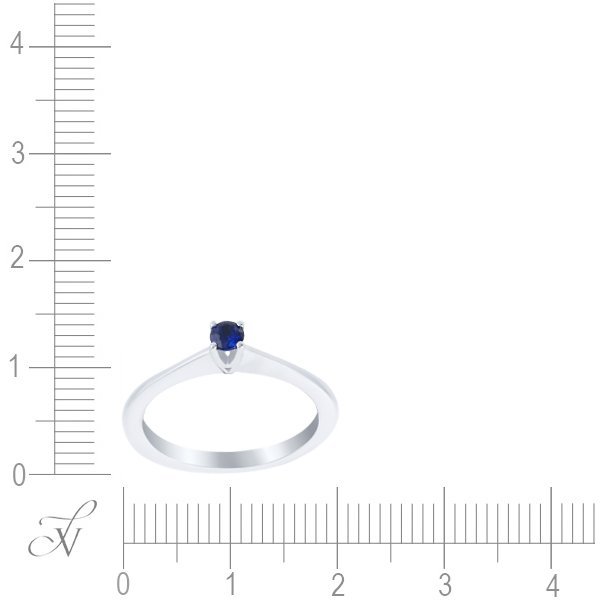 Кольцо из белого золота с сапфиром (Арт.7897752_wgsa_ko_sa_wg)
