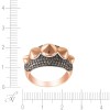Кольцо из золота с коричневым бриллиантом «Pink Spikes» MyJewels (арт.AYZ4766)