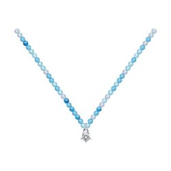 Колье из серебра с фианитами (Арт.94070743)