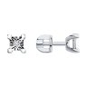 Серьги из белого золота с бриллиантами (Арт.1021546)