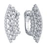 Серьги из белого золота с бриллиантами (Арт.1022042-3)