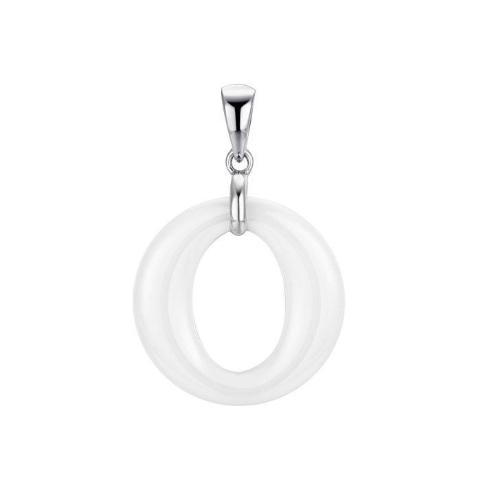 Кулон из серебра с керамикой (Арт.tc-p00099-w-w-x-x-x)