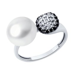 Кольцо из серебра с миксом камней (Арт.94-310-02621-1)