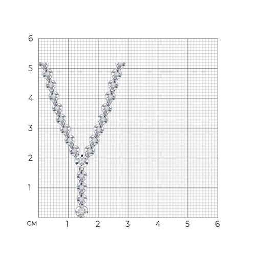 Колье из белого золота с бриллиантами (Арт.1070041)