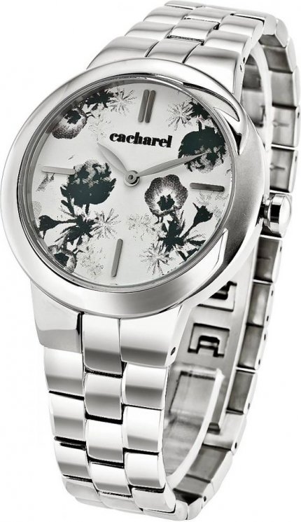 Часы Cacharel CLD_005_BM на стальном ремешке и циферблатом с цветочным принтом