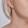 Серьги из серебра с топазами и фианитами (Арт.92022830)